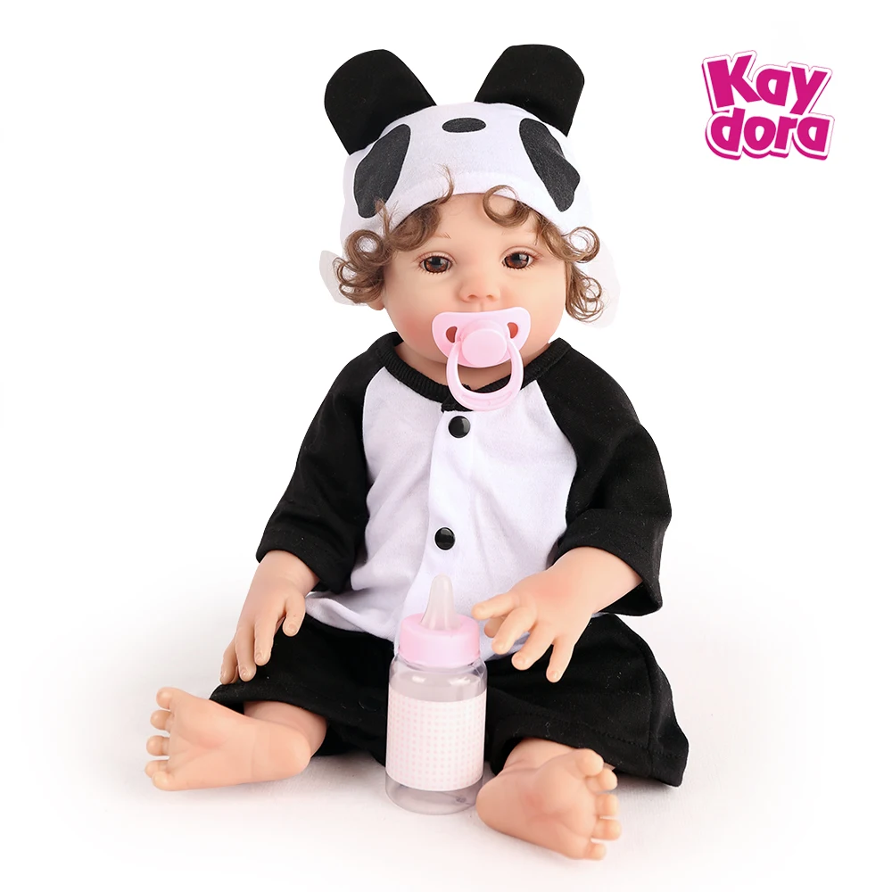 

42cm Girl Type full Vinyl Doll Newborn Baby Doll with Pacifier Kids Birthday Gifts Rebron Babe Kid's Toys Playmates Collection