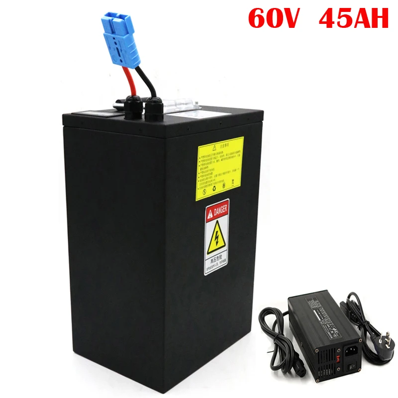 Литий ионный аккумулятор для электрического велосипеда с глубоким циклом 60 В 45