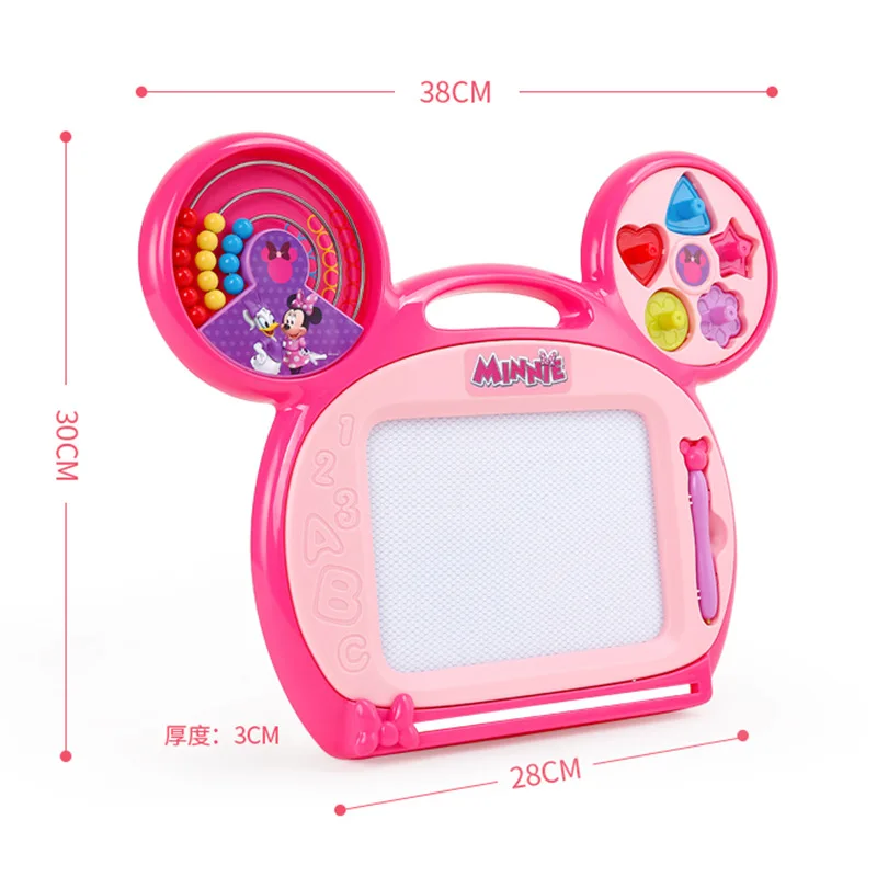 

Genuine Disney Magnetic Drawing Board Mickey Minnie Doodle Board Writing Painting n Educational Toys Best Gift For Children