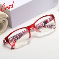 crsd 2021 fashion one piece reading glasses for men and women high end resin reading glasses anti radiation reading glasses