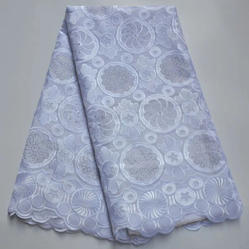 Белая африканская кружевная ткань 2020 высокого качества класса люкс кружево