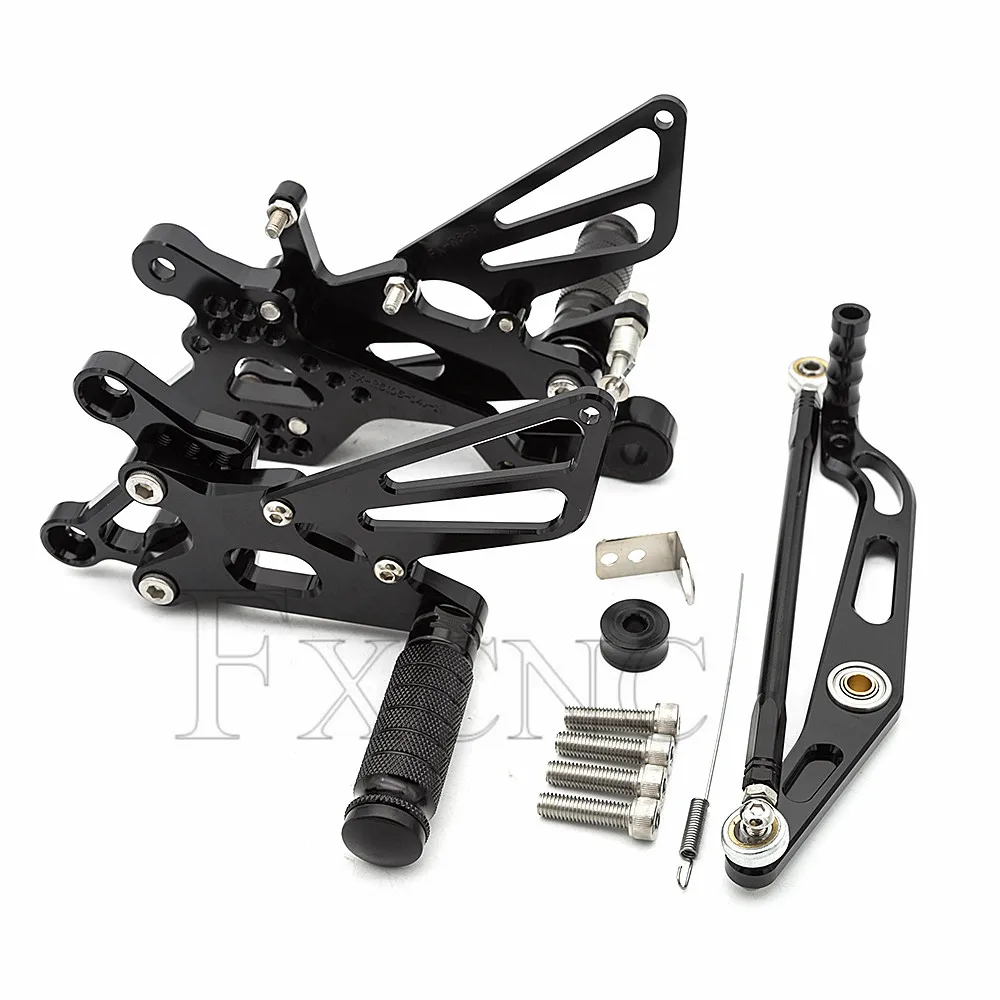 Мотоцикл алюминий Rearset подножек для Yamaha YZF R6 YZF-R6 YZFR6 2006-2016 ЧПУ Регулируемые
