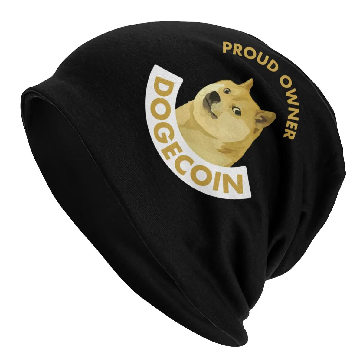 

Головной убор Dogecoin, вязаная шапка, Осень-зима, уличные шапки Шиба, шапки, головные уборы, мужские и женские летние теплые шапки для взрослых