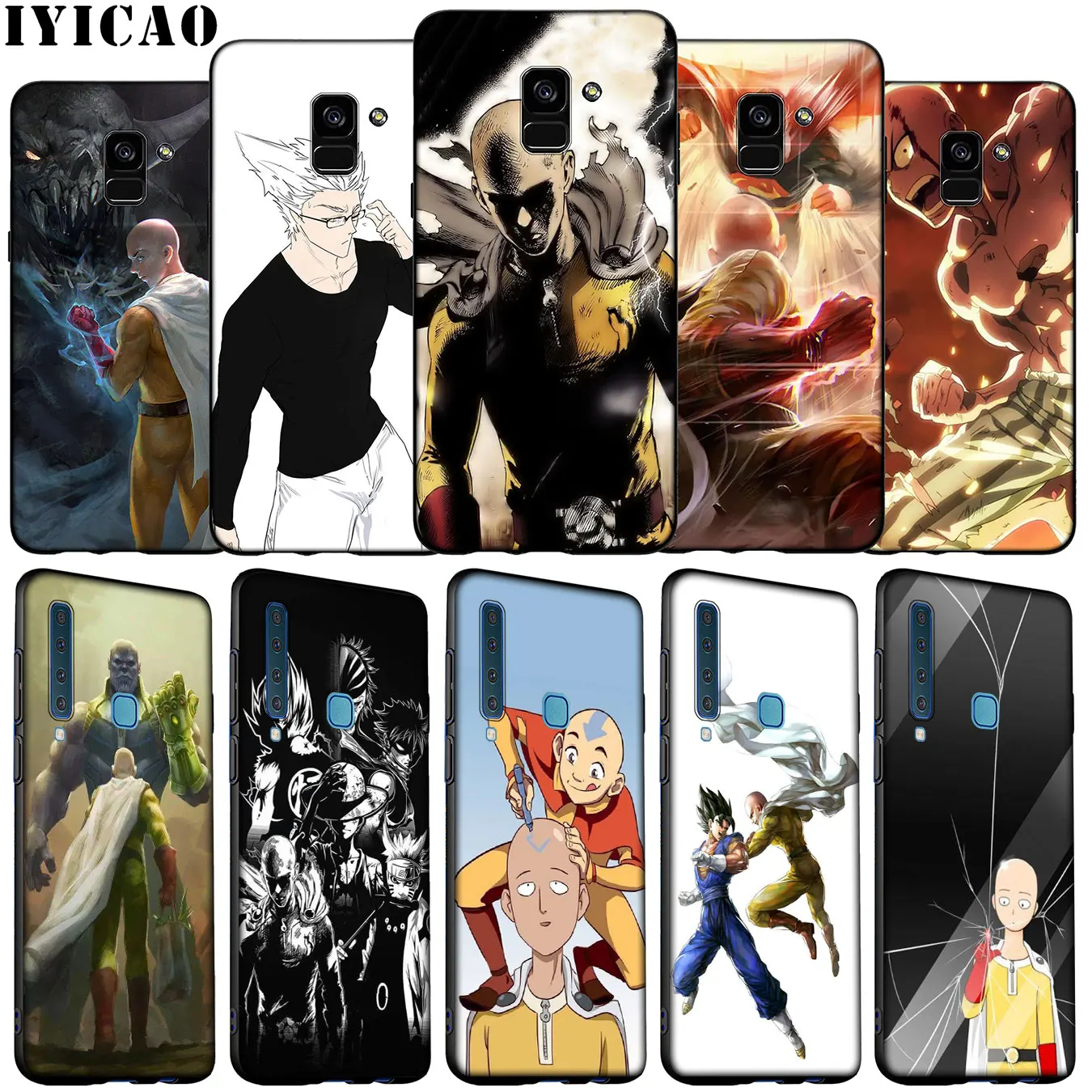 Bleach One Punch Man мягкий чехол для телефона Samsung Galaxy A51 A71 A81 A91 A41 A21 A11 A01 A2 Core J8 J7 J6 J4 Plus Prime