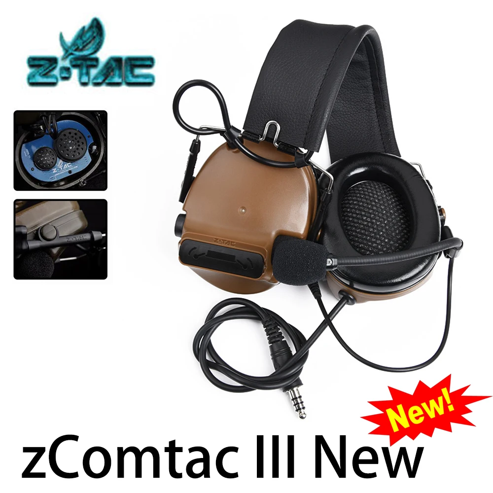 

Z-TAC zTactical zComtac III гарнитура C3 противошумные наушники военный микрофон