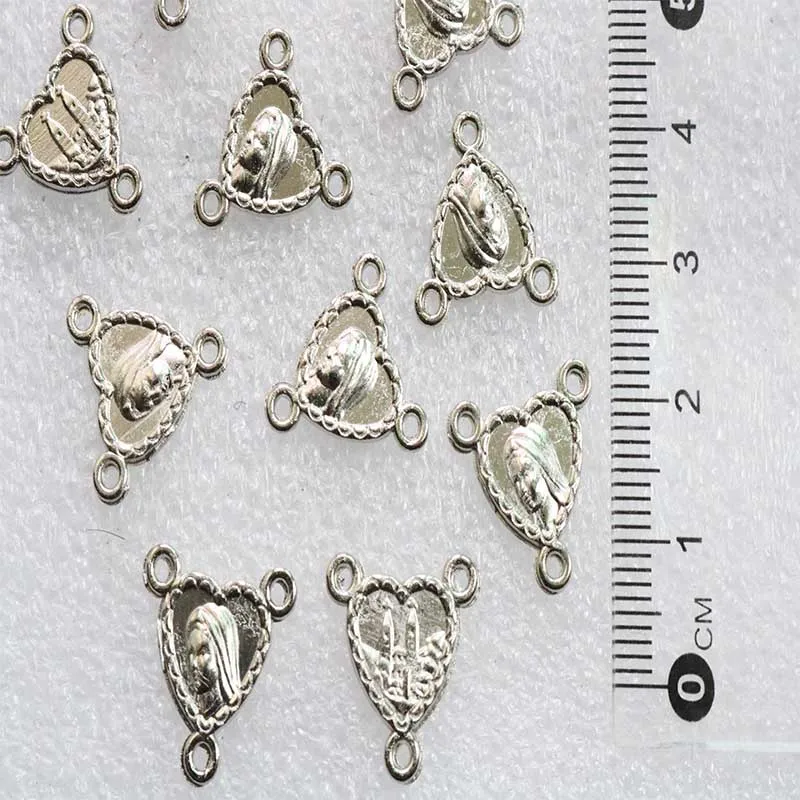 100 шт./золотой кулон с крестом Иисуса для цепочки и Розария|Шармы| |