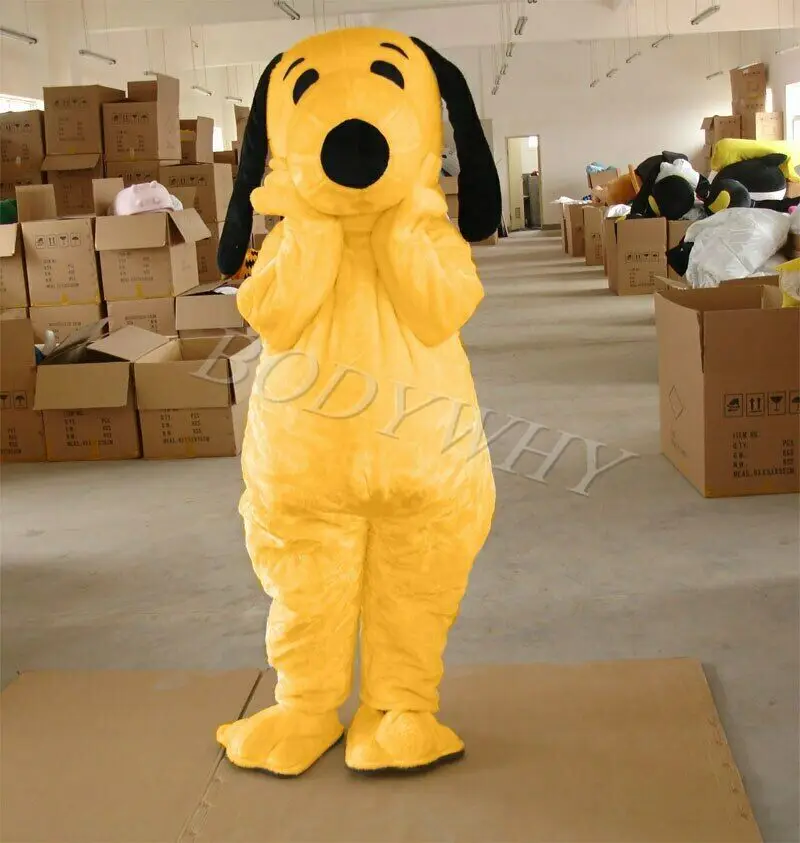 Малыш День рождения собака костюм талисмана Косплэй командной игры пушистое