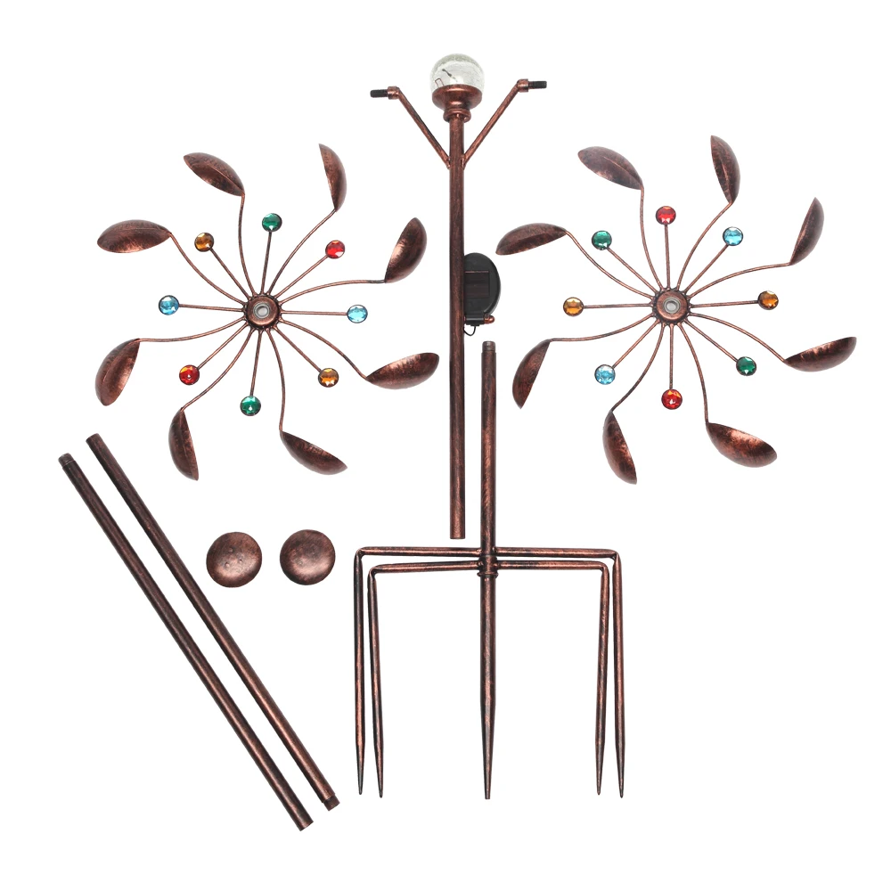 

US WarehouseMulticolored Windmill LED Lights Petal Shaped