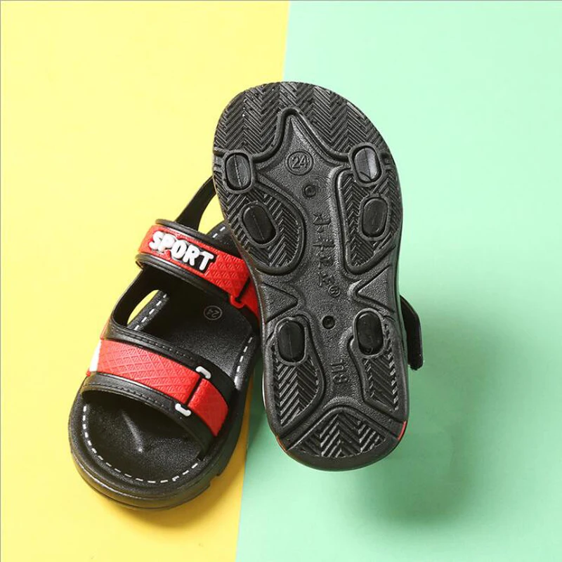 

Fashion Boys Beach Sandals 2021 Summer Kids Sandals Casual Soft Anti-Slip Children Sport Shoes Baby Toddler Sandals Size 24-38