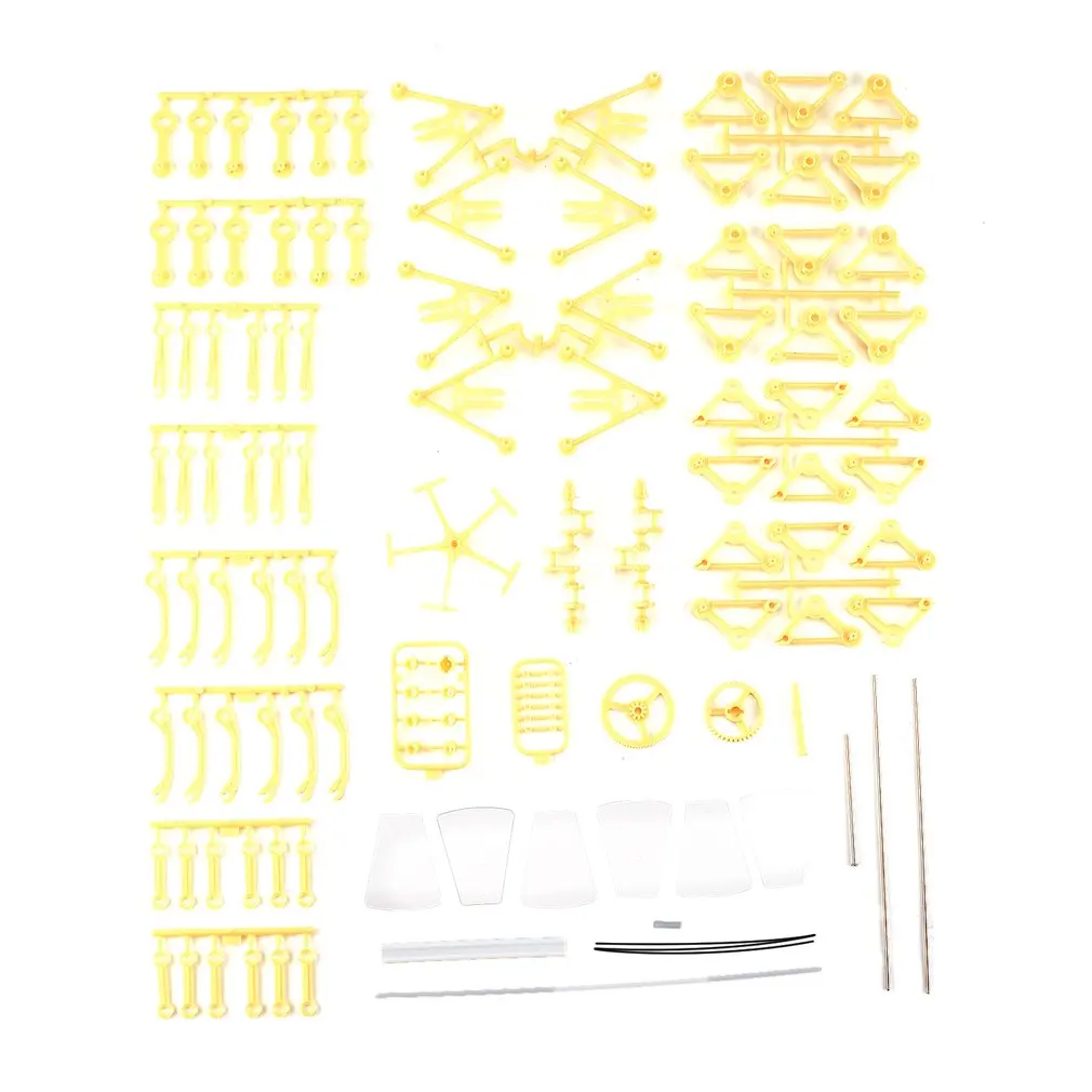 

OCDAY DIY 3D Puzzle Wind Powered Mechanical Walking Walker Strandbeest Model Kit Intelligence Training Jigsaw Toys for Kids Baby