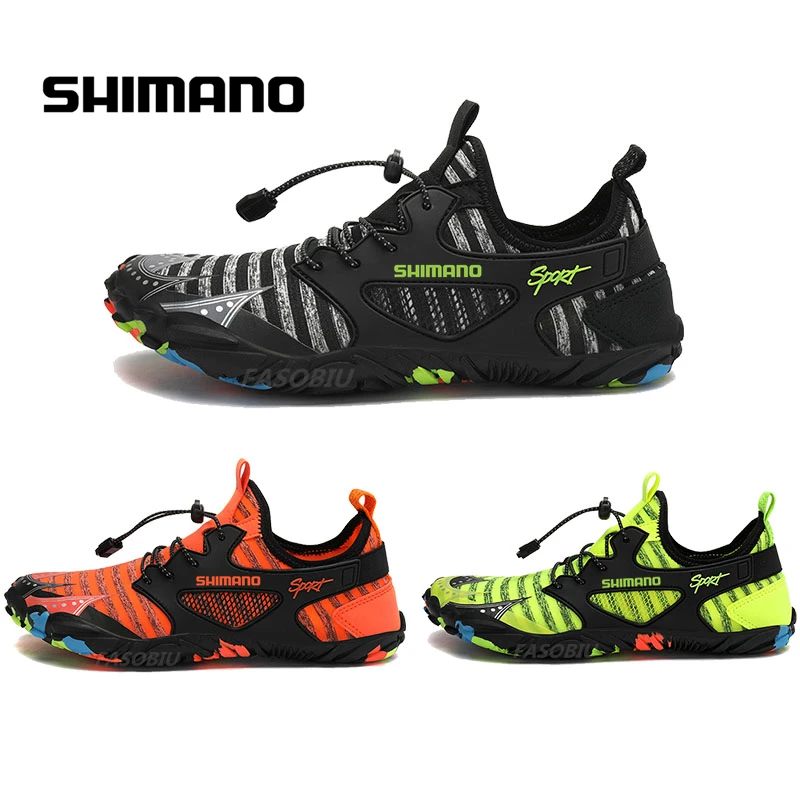 

Мужская прочная рыболовная обувь Shimano, дышащая Нескользящая Водонепроницаемая спортивная обувь для бега, охоты, велоспорта, рыбалки