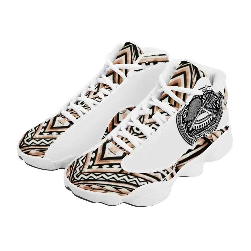 Роскошные Дизайнерские полинезийские кроссовки для мальчиков в стиле племени