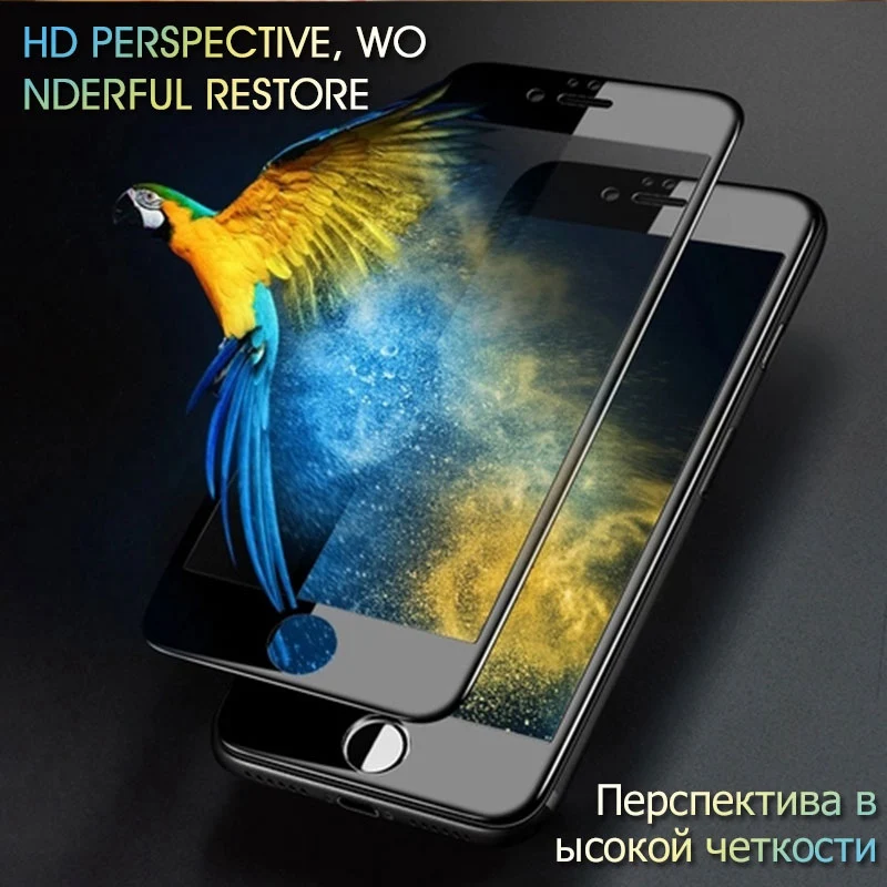 Защитное стекло закаленное для Apple iPhone SE 2020 11 Pro X XR XS Max 7 8 6 6s Plus|Защитные стёкла и
