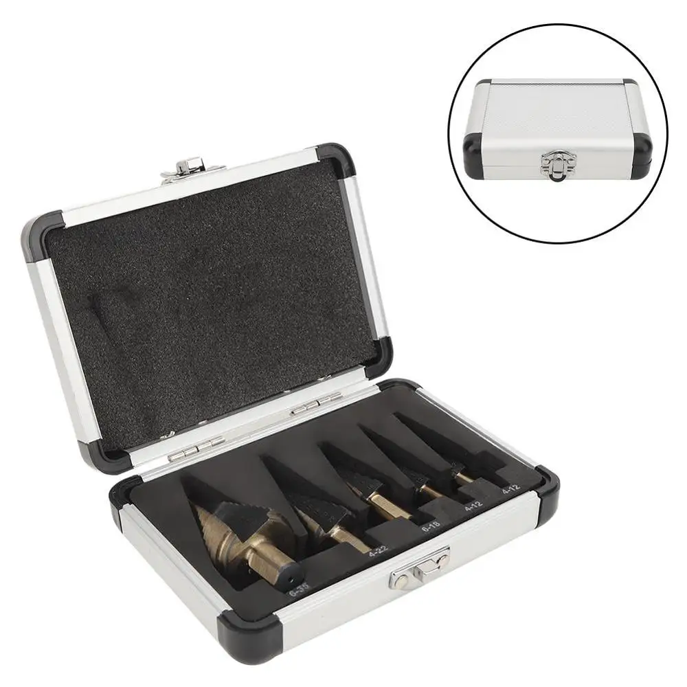 Высокоскоростное стальное ступенчатое сверло HSS4241 кобальтовое для металла