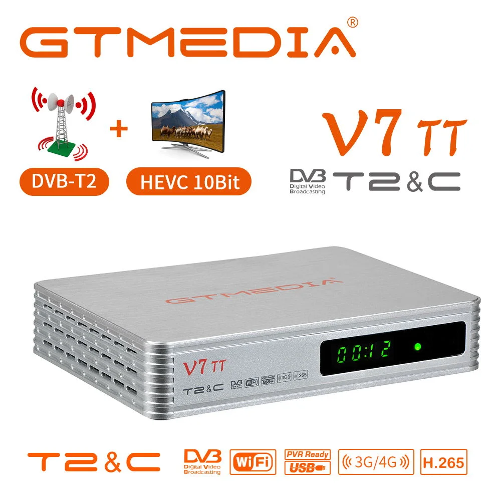 GTMEDIA 1080P Φ V7 TT спутниковый ТВ декодер кабель приемник цифровой USB Wifi TV Box Sat