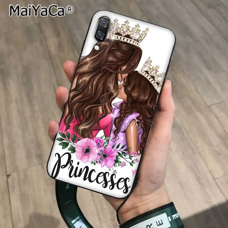 MaiYaCa красивый чехол для телефона для мамы и дочки и сына для Huawei P10 Plus 20 pro P20 lite mate9 10 lite honor 10 vision 10 - Цвет: A16
