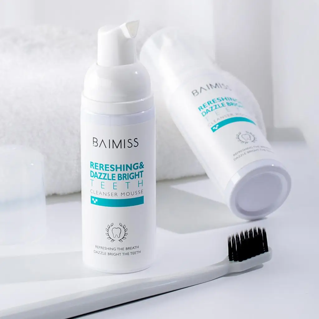 Ежедневное удаление пятен пена зубная паста освежает дыхание 60 мл глубокое