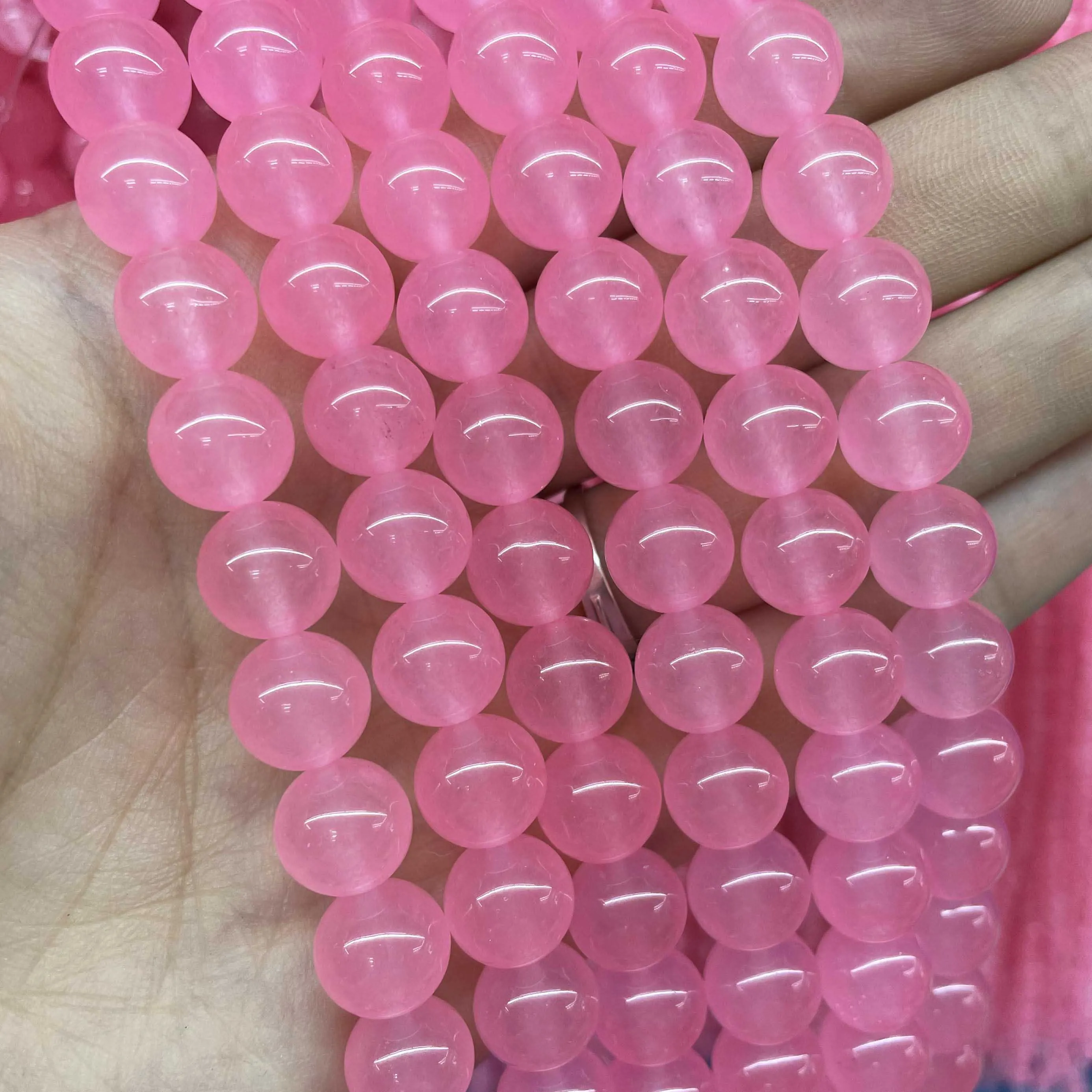 Круглые разноцветные нефритовые Агаты бусины-разделители из натурального камня