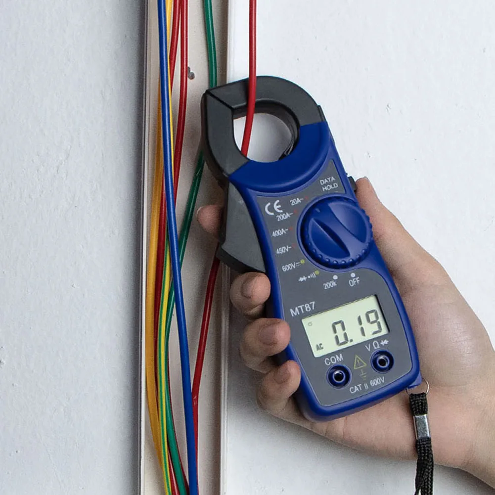 Мини цифровой мультиметр-зажим переменного/постоянного тока тестер напряжения er