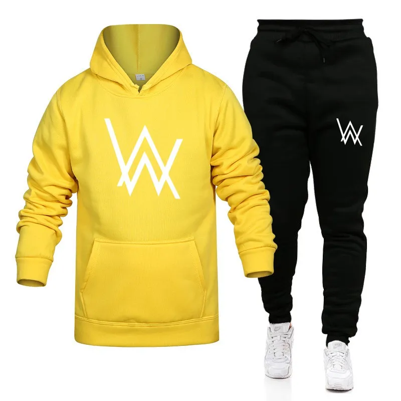 

Autumn Winter Hot Two Pieces Sets Thick Hoodies Tracksuit casual pants Men/Women Sportswear Fitness Training Hoodies Sweatshir
