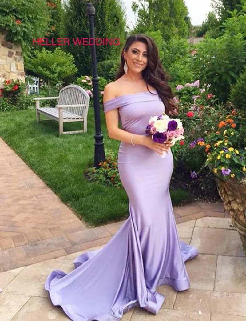 Платье женское атласное с вырезом лодочкой элегантное вечернее длинное платье