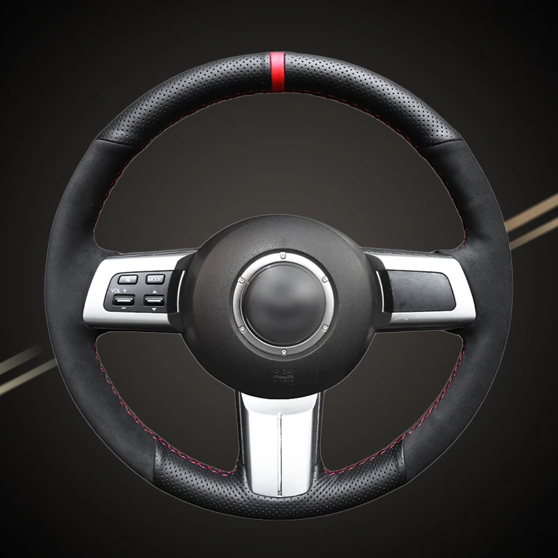 Автомобильная Оплетка на рулевое колесо Крышка для Mazda MX-5 Miata 2009-2013 RX-8 CX-7 2007-2009