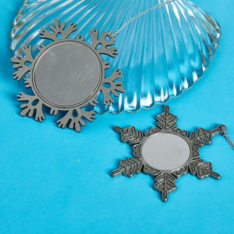 

1 PCS Sublimation Blank Pendant Heat Transfer Hanging Ornament Christmas Decoratif