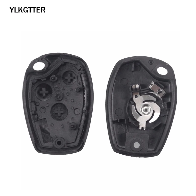 YLKGTTER 3 кнопки дистанционного ключа автомобиля оболочки для Renault Trafic Clio Kangoo Modus Twingo