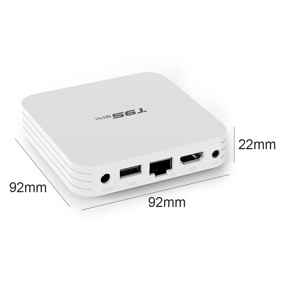 Новые белые продукты STB T95 MINI (2 + 16) Android 10 0 ТВ приставка Mini четырехъядерный 2 Гб 16 4G