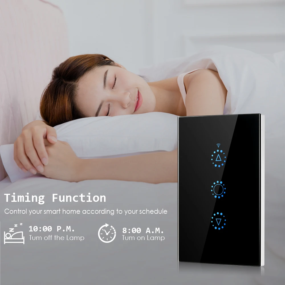 AC 95-250V Smart WiFi Dimmer Switch Voice/APP Remote Control Light Touch Compatible with Amazon Alexa Google Home | Обустройство дома