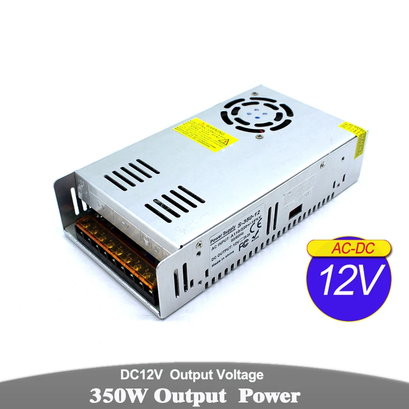 Источник питания DC 5V 12V 24V 25W 100W 150W 200W 250W 300W 350W светодиодный трансформатор