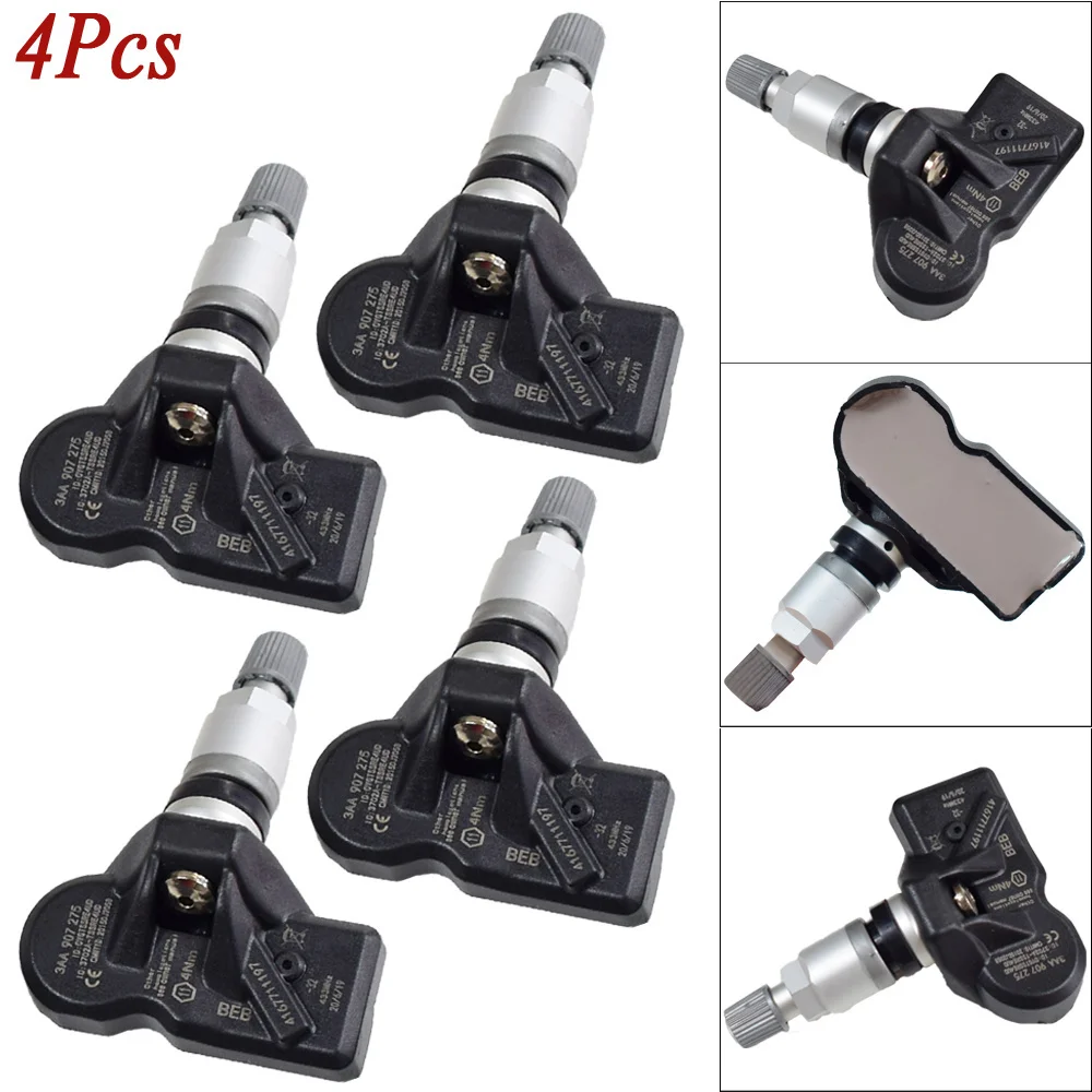 

4 шт. 3AA907275 3AA907275B 3AA907275D 3AA907275F 433 МГц TPMS датчик мониторинга давления в шинах для VW CC Passat Tiguan Touran