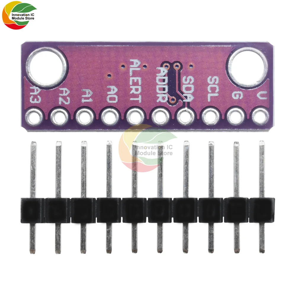16-битный 4-канальный модуль ADS1115 IIC I2C ADC с усилителем Pro Gain для Arduino 2 В до 5