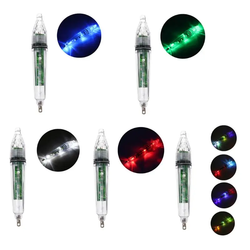 

G5AC Deep Drop Fishing Light Multi Color Underwater Fish Attracting Indicator Lure LED Fishing Flash Light Bait
