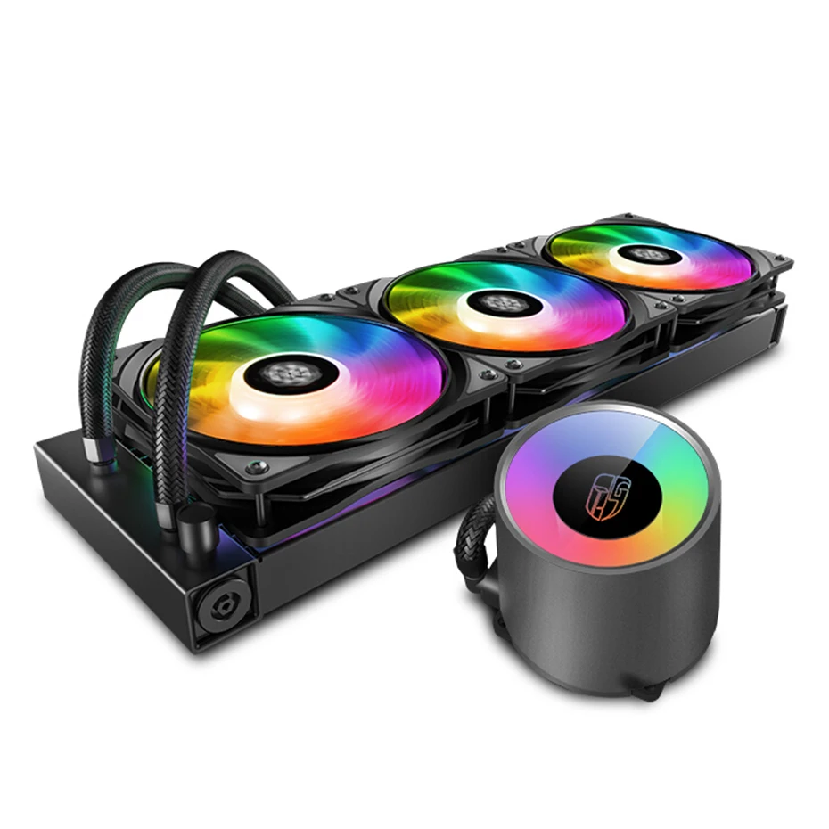 Водяной кулер DEEPCOOL Castle 360RGB V2 для процессора 120 мм 5 В/3 контакта RGB вентилятор