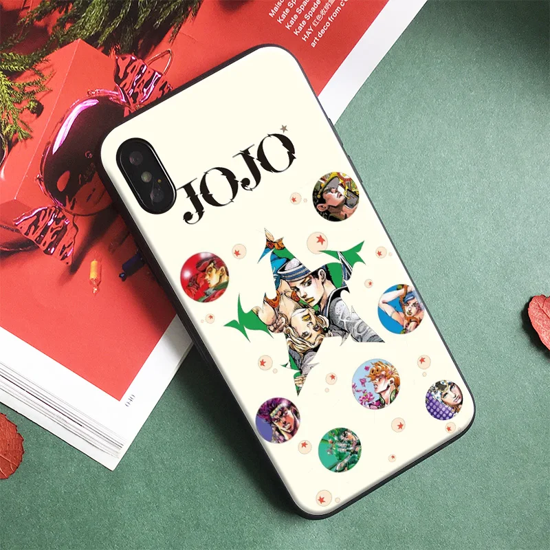 JoJo no Kimyou na Bouken аниме Мягкий силиконовый чехол для телефона iPhone SE 6 6s 7 8 Plus X XR XS 11 Pro Max