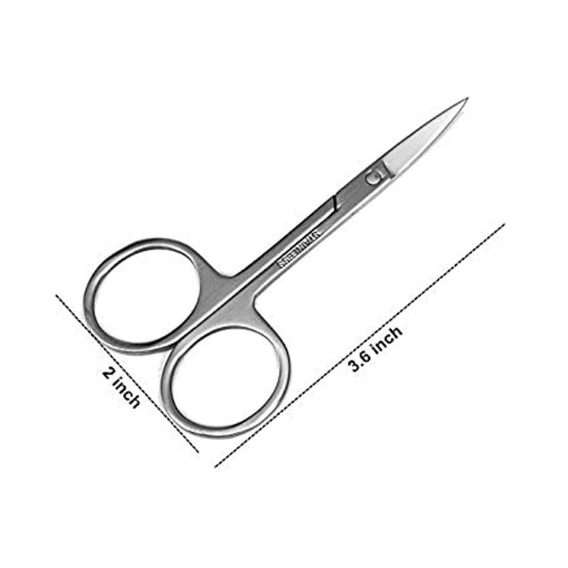 Маленькие инструменты для ногтей из нержавеющей стали ножницы бровей и носа