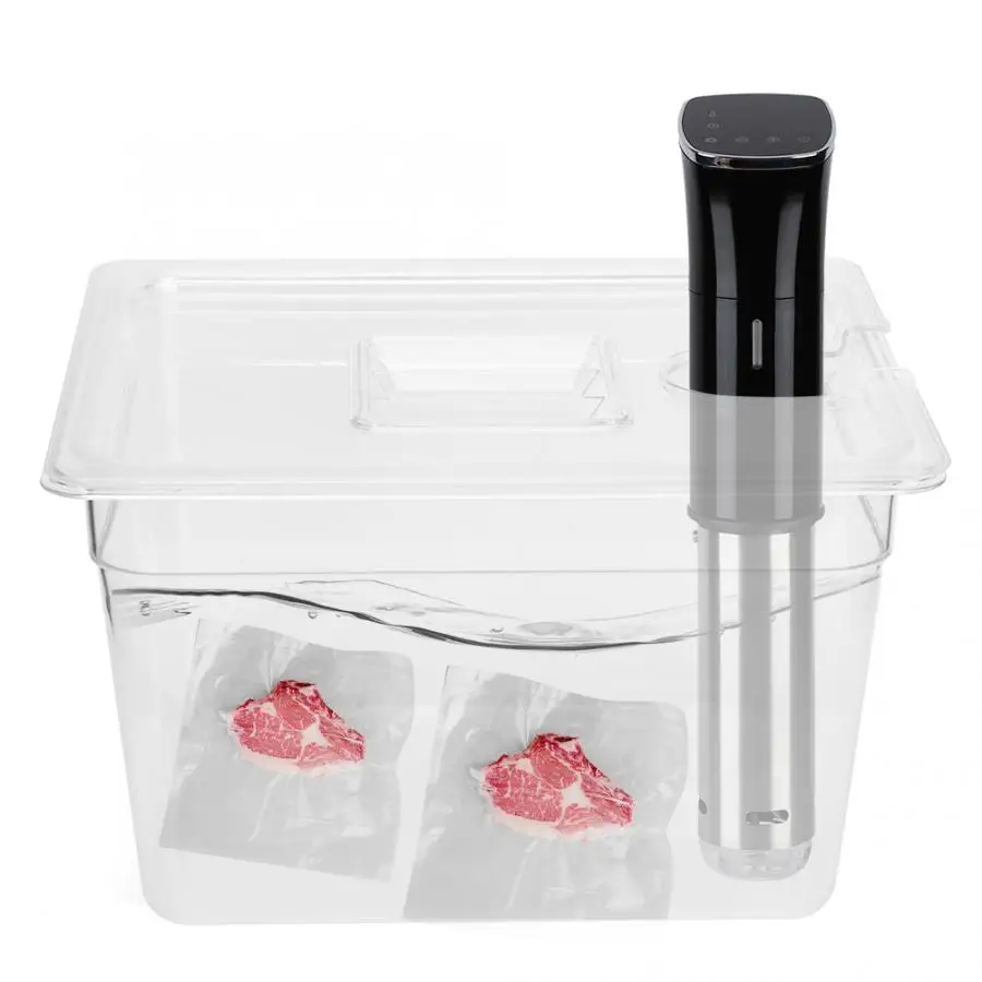 Складной откидной контейнер Sous Vide 11L с крышкой для циркулятора кулинарная