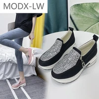 autumn new style hot selling fashion womens shoes thick soled rhinestone vulcanized shoes casual wear sports shoes
