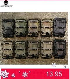 EMERSON gear тактический PRC 148/152 Радио Чехол охотничий Пейнтбол боевое снаряжение для страйкбола Molle Радио Держатель мультикам черный EM8350