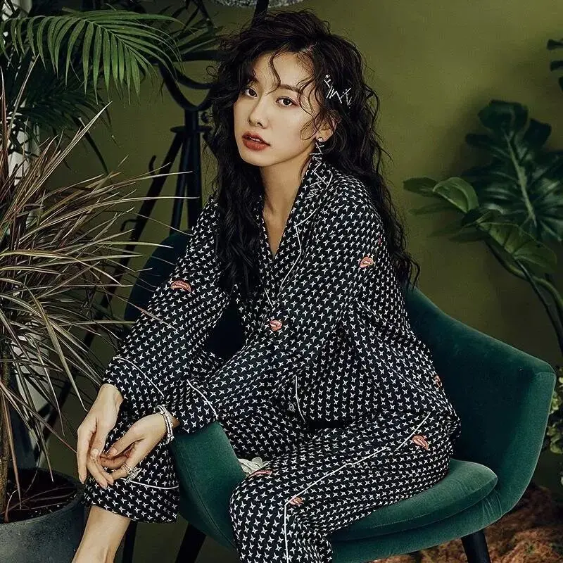 

2020 Summer Pajamas Sets Sexy Lace Pyjamas for Women V-neck Pijama Femme Sleepwear Satin Nightwear Lingerie Female Silk Pajamas