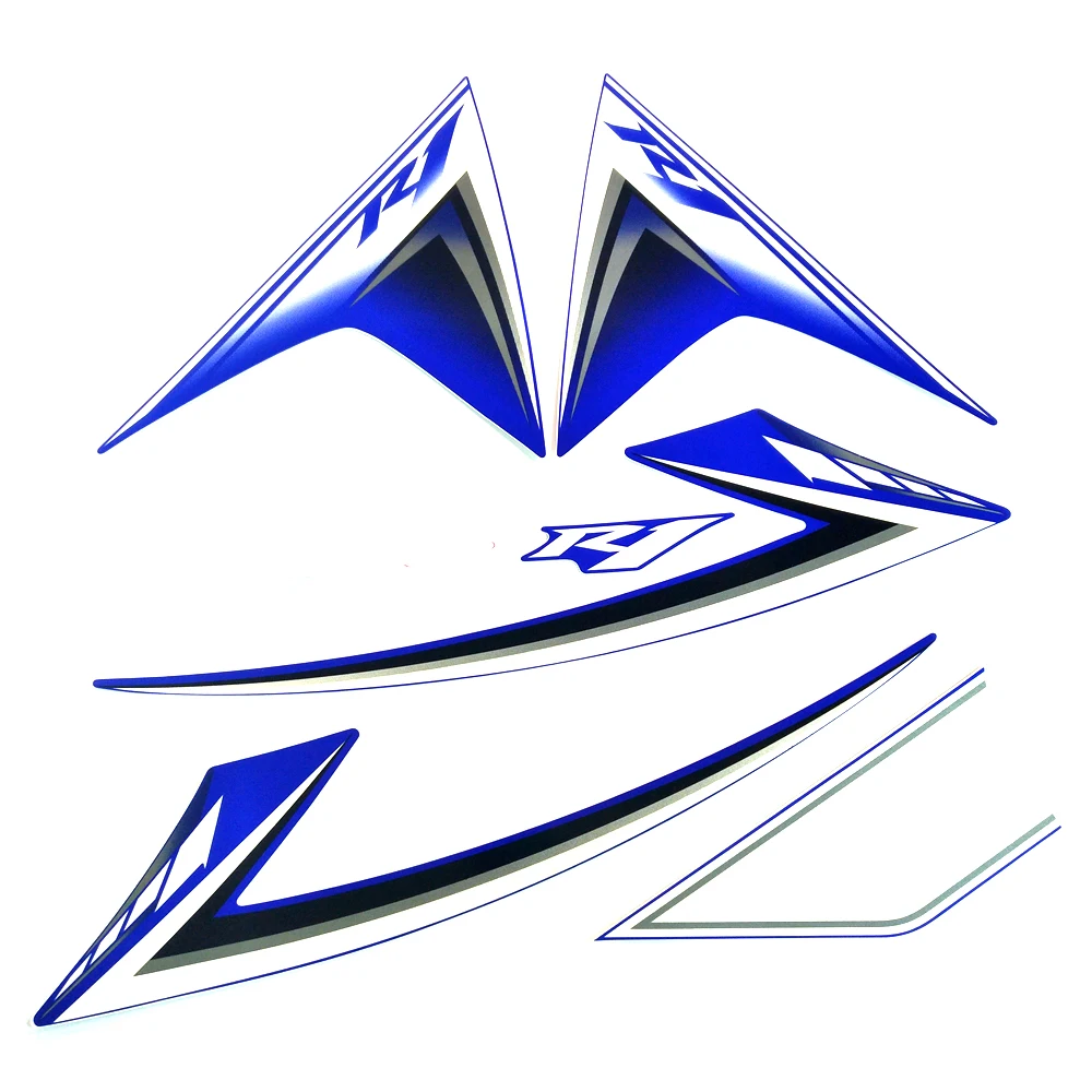 Подходит для Yamaha YZF1000 YZFR1 YZF R1 2009 2010 2011 2012 2013 комплект наклеек на весь корпус