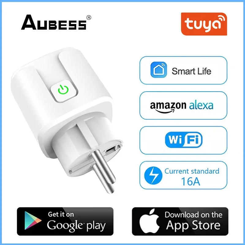 

Смарт-розетка Aubess Zigbee с поддержкой Wi-Fi, 16 А