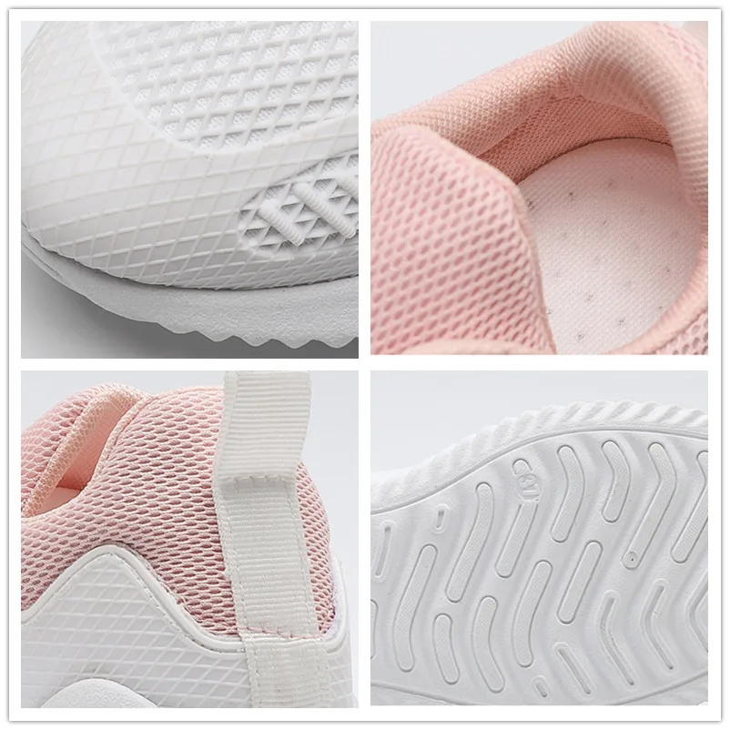 

2021 Korean Fashion Mesh Breathable Jogging Shoes Lightweight Sports Casual Women Shoes High Quality Durable Walking Shoes Black