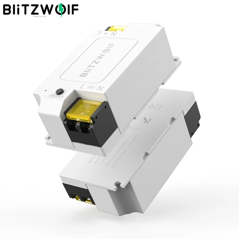 Модуль таймера BlitzWolf для умного дома с управлением через приложение розетка 3300 Вт