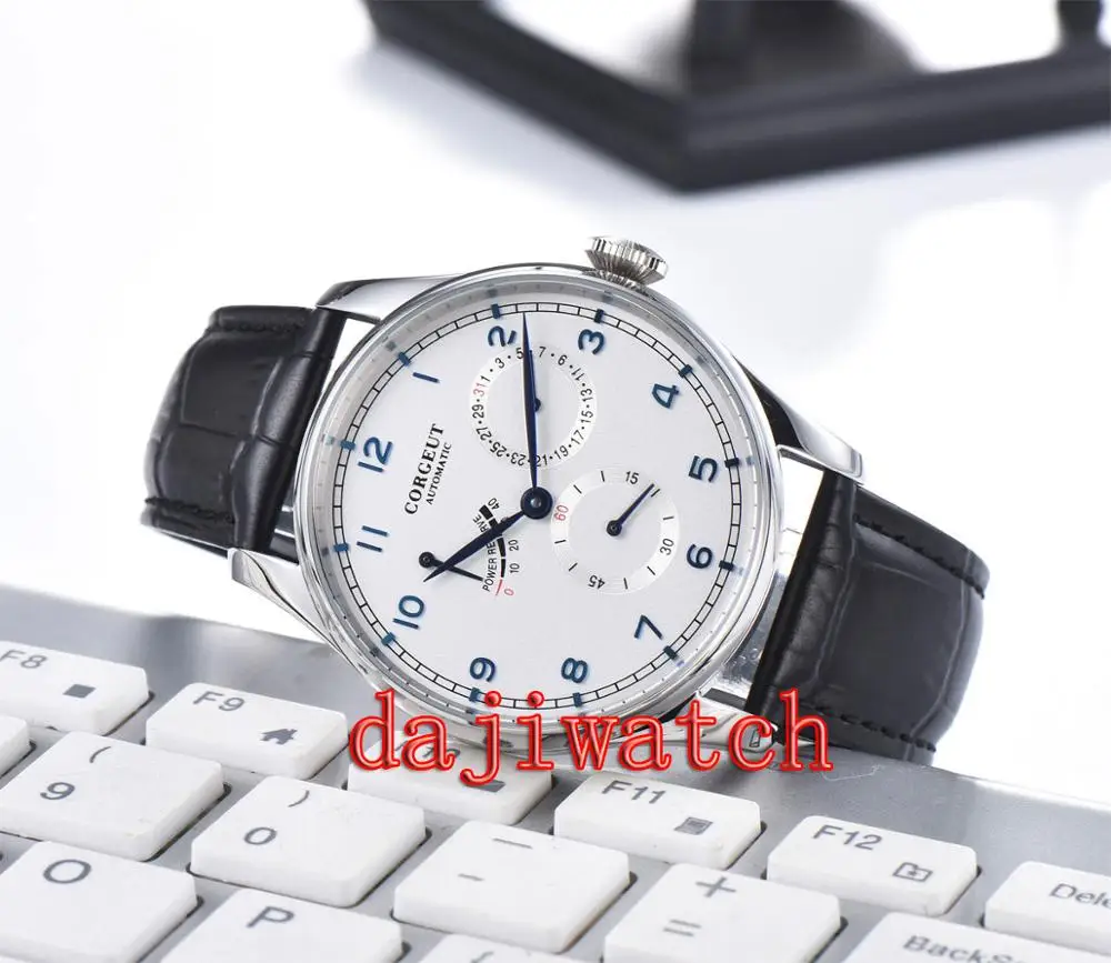 Corgeut часы 42 мм автоматическая обмотка мужские чайки механические Автоматическая