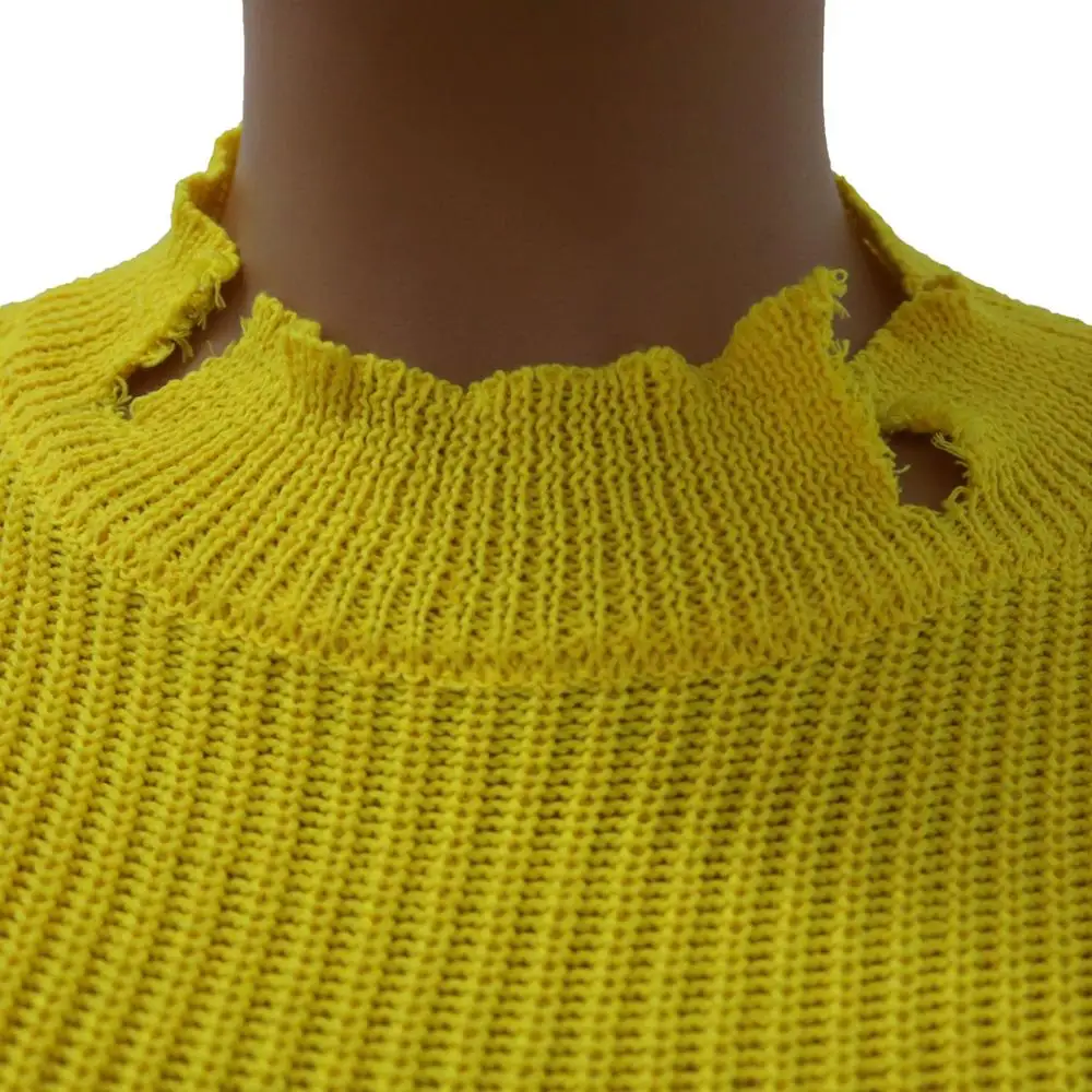 Женский вязаный комплект из 2 предметов укороченный топ с длинными рукавами и