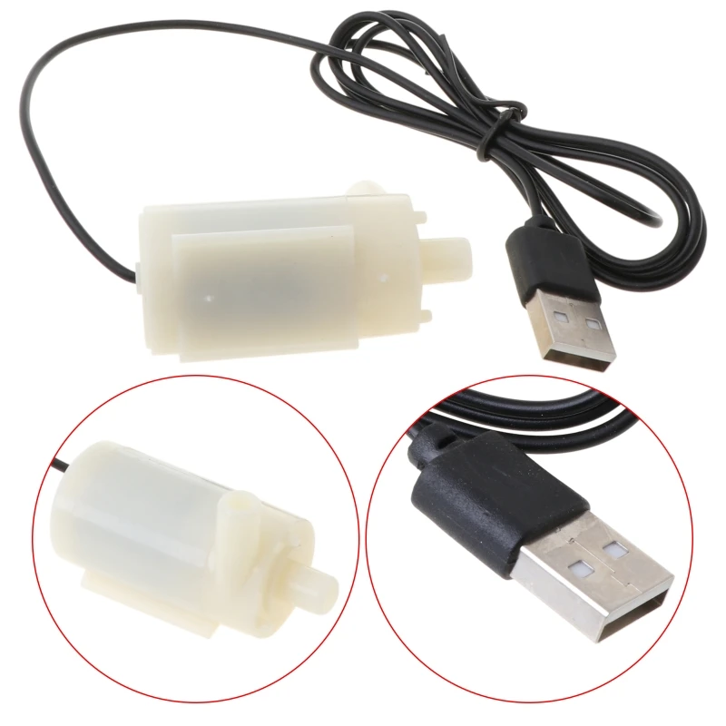 

Micro Submersible Water Pump Fish Tanks Aquarium Usb Powered DC 5V 2-3L/min Charger Mini Motor Water-pump Accessories