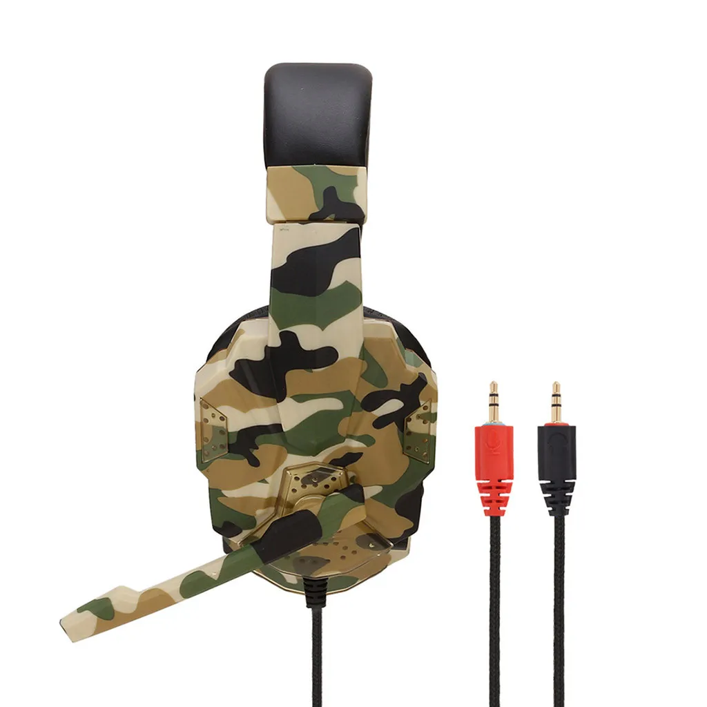 Проводная игровая гарнитура 3 5 мм Накладные наушники стерео игровые с микрофоном