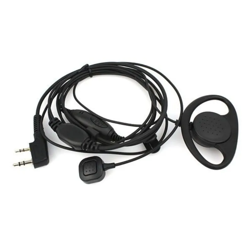 Oppxun Новый 2-контактный наушник PTT MIC микрофон для радиостанций BAOFENG PUXING | Мобильные